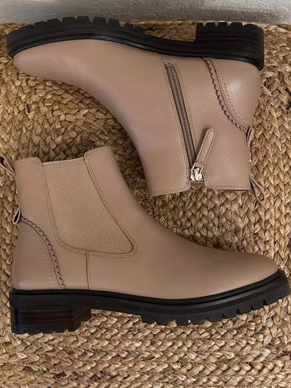 Kate Spade New York Estelle lug sole ankle boots